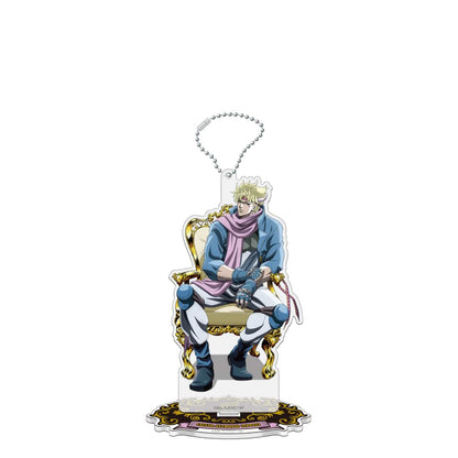 JoJo's Bizarre Adventure JOJO WORLD 3 Acrylic Ball Chain Keychain & Acrylic Stand - Caesar Anthonio Zeppeli