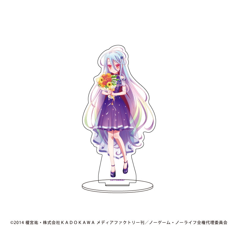 No Game No Life Tsutaya POP UP Acrylic Stand - Shiro