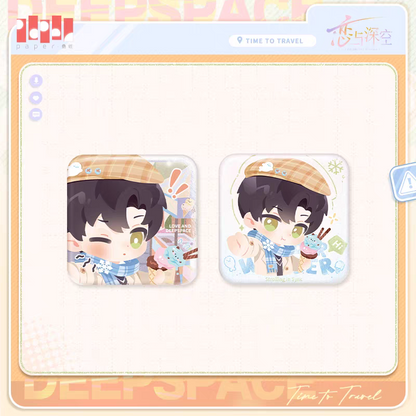 【Pre-order】Love and Deepspace "TIME TO TRAVEL Series" Badge Set