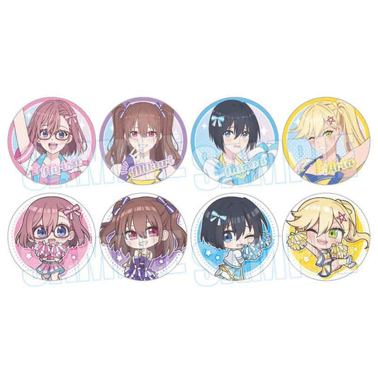 2.5 Dimensional Seduction Cheerleader Ver. Trading Tin Can Badge - 1 Random