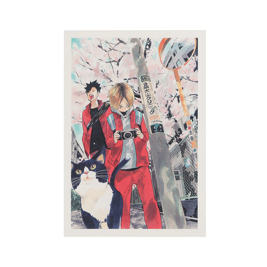 Haikyu!! “Three Cats in Spring” Postcard