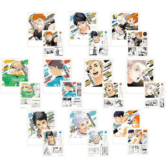 Haikyu!! Photo Card & Sticker Collection Vol. 2 (10 Types) - 1 Random