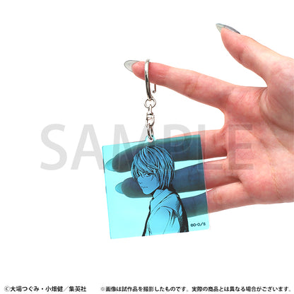 Death Note Exhibition Aurora Acrylic KeyChain – Light Yagami