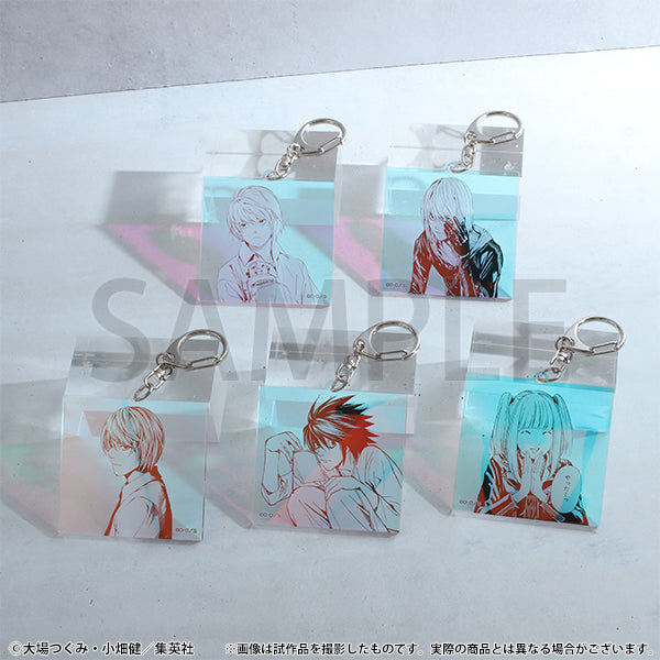 Death Note Exhibition Aurora Acrylic KeyChain – Light Yagami