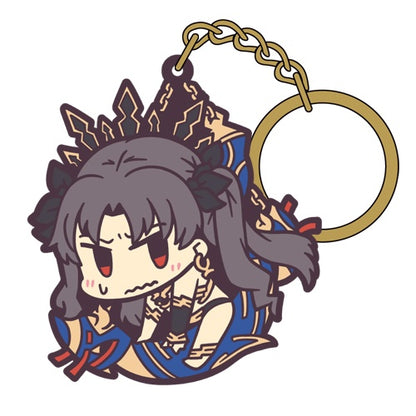 Fate/Grand Order Pinched Soft PVC Rubber Keychain - Archer / Ishtar