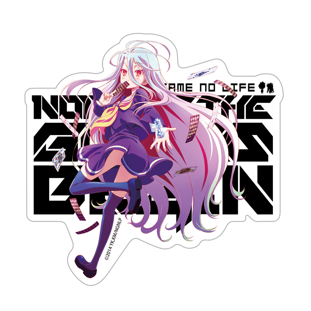 No Game No Life: Shiro Outdoor-Compatible Sticker