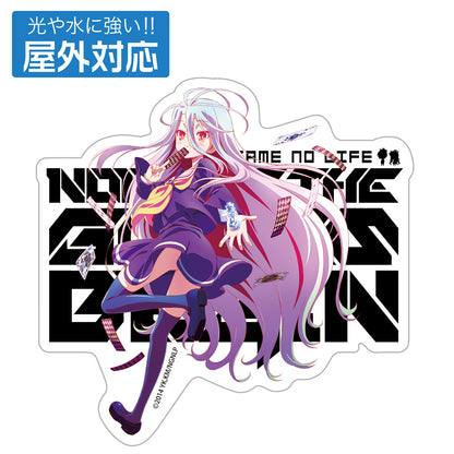 No Game No Life: Shiro Outdoor-Compatible Sticker