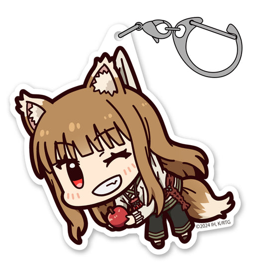 Spice and Wolf: MERCHANT MEETS THE WISE WOLF Pinched Acrylic Keychain - Holo