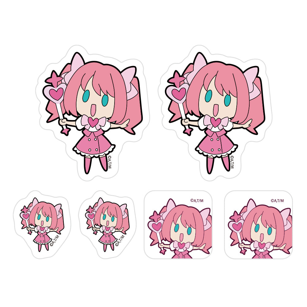 Gushing over Magical Girls Magia Magenta Mini Sticker Set