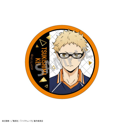Haikyu!! Trading Foil-Stamped Can Badge A - 1 Random