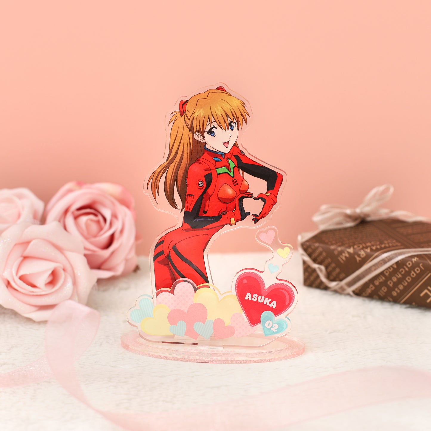 EVA Original Plug Suit Heart Pose Ver. Acrylic Stand - Asuka