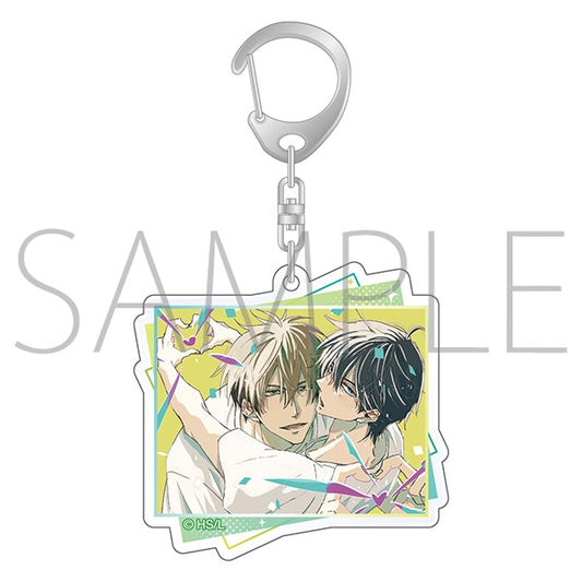 Dakaichi: I'm Being Harassed By the Sexiest Man of the Year Acrylic Keychain - Junta Azumaya x Takato Saijo