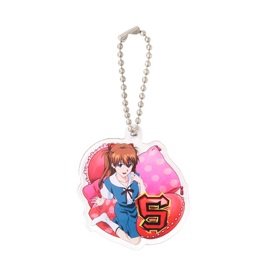 EVA Special Stage Pattern Acrylic Keychain - Asuka