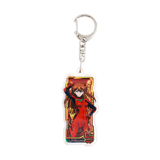 EVA Dodeka Design Acrylic Keychain - Asuka