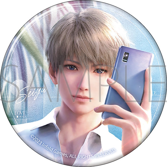 Love and Deepspace Echoes of the Abyssal Sky Series Can Badge – Xavier / 沈星回