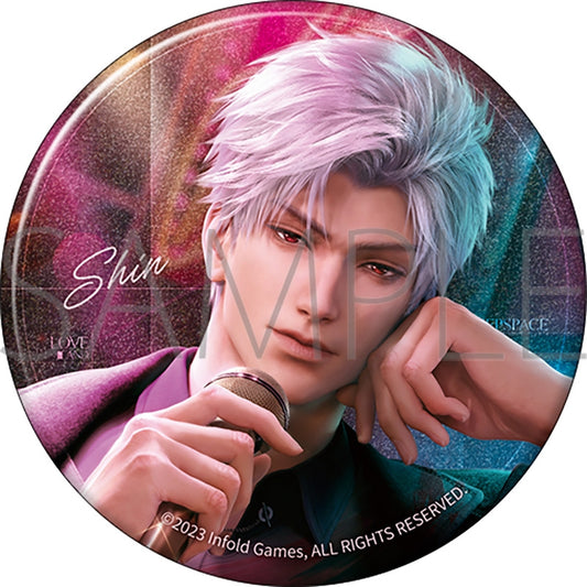 Love and Deepspace Echoes of the Abyssal Sky Series Can Badge – Sylus / 秦彻