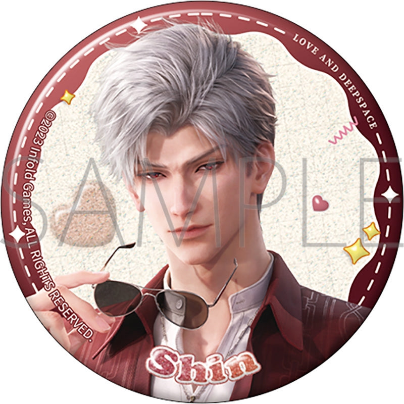 Love and Deepspace The Hour of Captivity Series Can Badge - Sylus / 秦彻