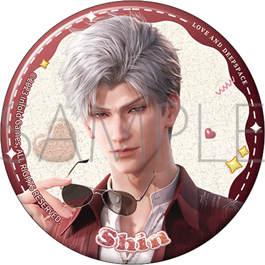 Love and Deepspace The Hour of Captivity Series Can Badge - Sylus / 秦彻