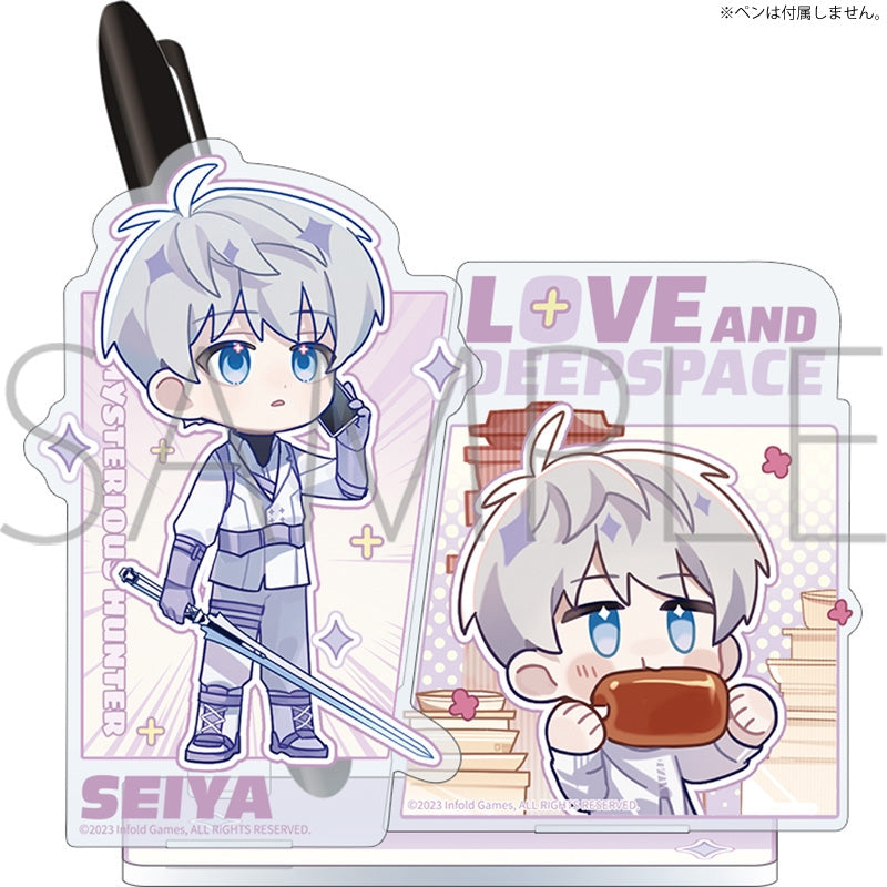 【Pre-order】Love and Deepspace Linkon Chibi Report Acrylic Pen Holder Standee