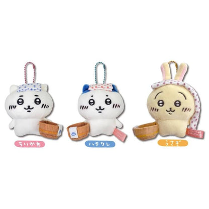 Chiikawa Regional Exclusive Onsen Plush Keychain - Hachiware