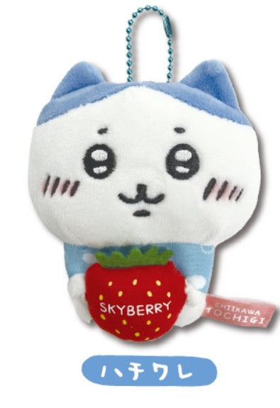 Chiikawa Regional Exclusive Tochigi Skyberry Plush Keychain - Hachiware