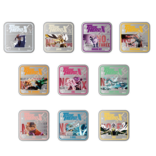 TO BE HERO X Aluminum Sticker - 1 Random