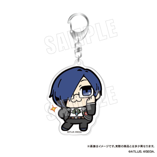 Persona 3 RELOAD Protagonist x Bkub Big Acrylic Keychain - 04. Academics Rank 6