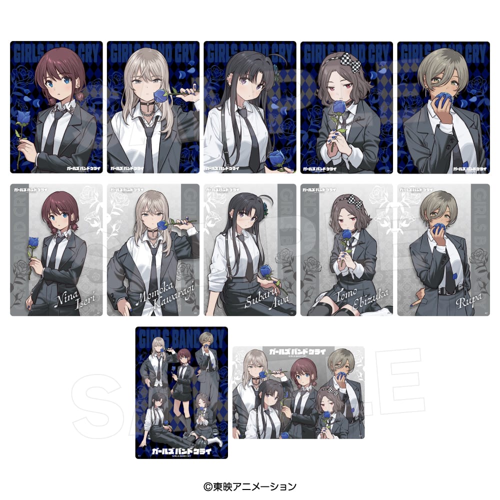 Girls Band Cry CryRose Ver. Trading Big Clear Card - 1 Random