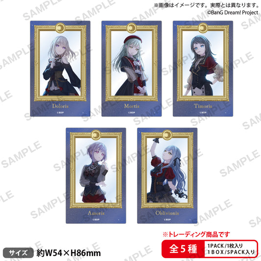 BanG Dream! Ave Mujica 5th LIVE “Nova Historia” Trading Clear Card - 1 Random