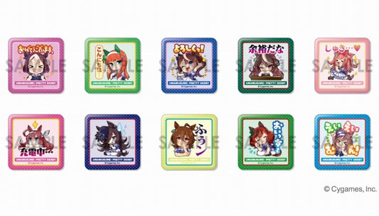 Uma Musume Pretty Derby Squarecute Can Badge Vol. 1 - 1 Random