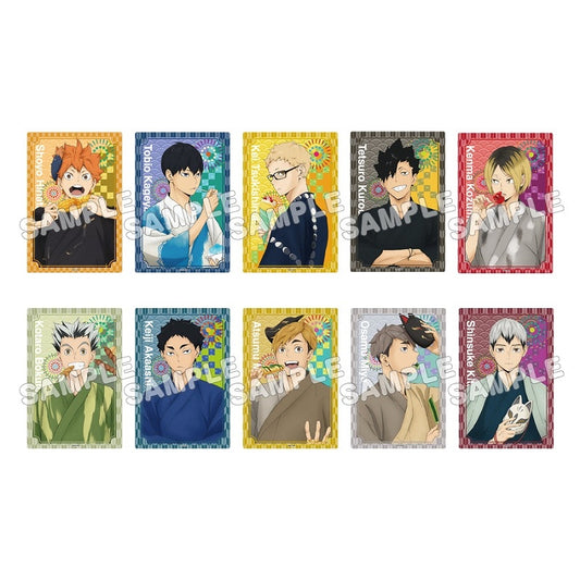 Haikyu!! Enichi Trading Clear Kirakira Card - 1 Random