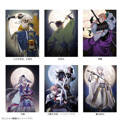 Touken Ranbu ONLINE 6th Anniversary Celebration Clear Postcard Set – "Moon"