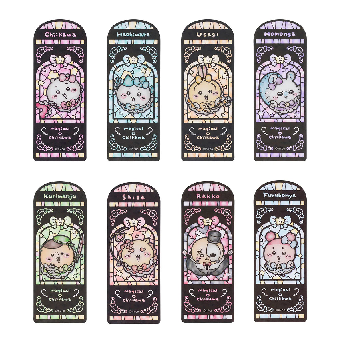 Chiikawa Magical Chiikawa Ver. Stained Glass Clear Bookmark - 1 Random