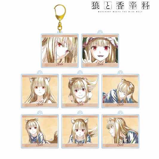 Spice and Wolf: MERCHANT MEETS THE WISE WOLF Ani‑Art Trading Acrylic Keychain - Holo - 1 Random