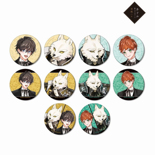 Cuddle: Juujin Omegaverse Tea-Time Ver. Trading Matte Can Badge - 1 Random