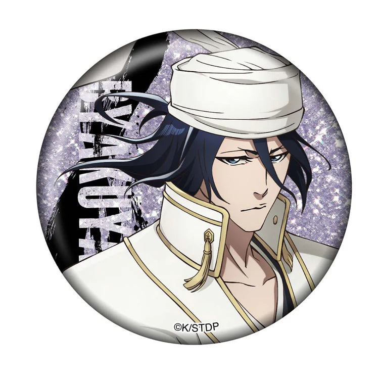 BLEACH Thousand-Year Blood War Arc Glitter Can Badge - Byakuya Kuchiki