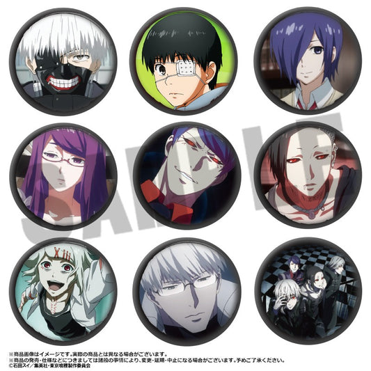Tokyo Ghoul Trading Can Badge - 1 Random