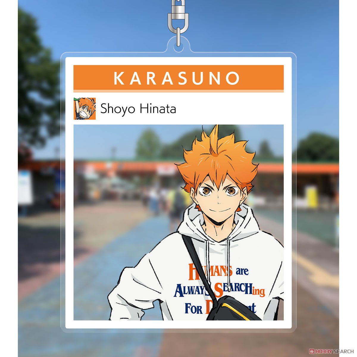 Haikyu!! TO THE TOP x Tobu Zoo Collaboration Leisure Ver. Photo Frame Style BIG Acrylic Keyholder - Shoyo Hinata