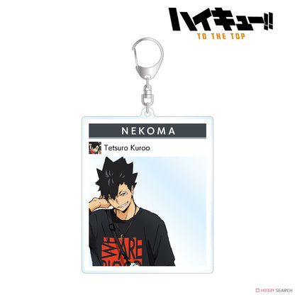 Haikyu!! TO THE TOP x Tobu Zoo Collaboration Leisure Ver. Photo Frame Style BIG Acrylic Keyholder - Tetsuro Kuroo