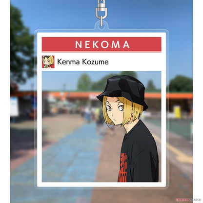 Haikyu!! TO THE TOP x Tobu Zoo Collaboration Leisure Ver. Photo Frame Style BIG Acrylic Keyholder - Kenma Kozume