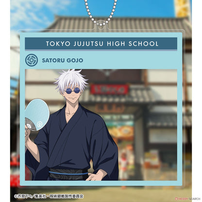 Jujutsu Kaisen Hanayashiki Collaboration Kaigyoku/Gyokusetsu Yukata Ver. Photo Frame Style BIG Acrylic Keychain - Satoru Gojo