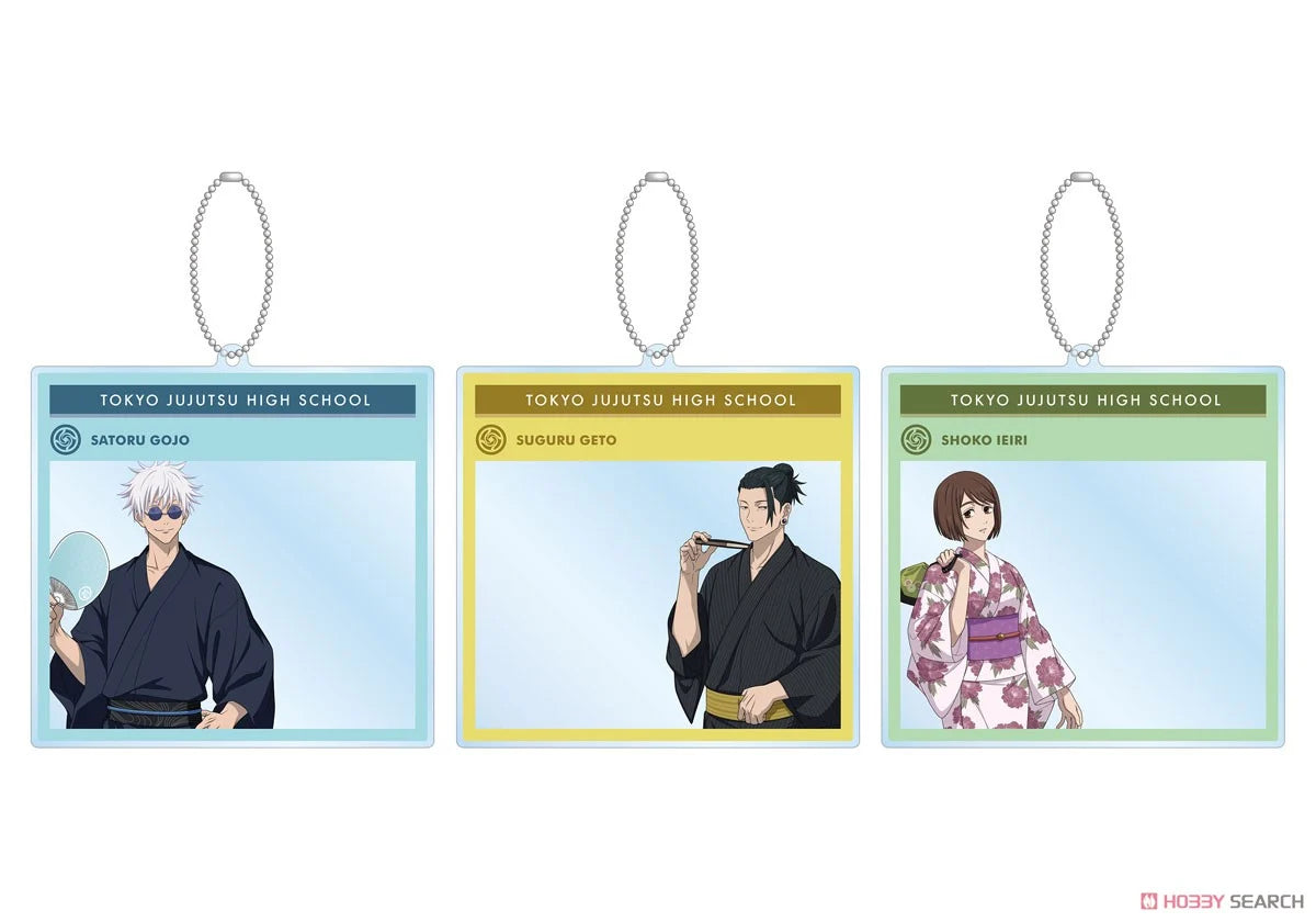 Jujutsu Kaisen Hanayashiki Collaboration Kaigyoku/Gyokusetsu Yukata Ver. Photo Frame Style BIG Acrylic Keychain - Suguru Geto