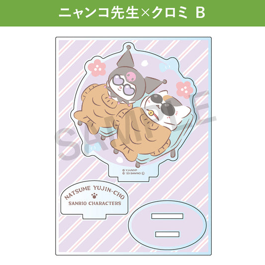 Natsume’s Book of Friends × Sanrio 2nd Collaboration Ver. Acrylic Stand - Kuromi & Nyanko‑sensei