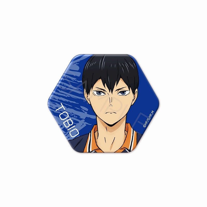 Haikyu!! Hexagonal Can Badge PB - Tobio Kageyama