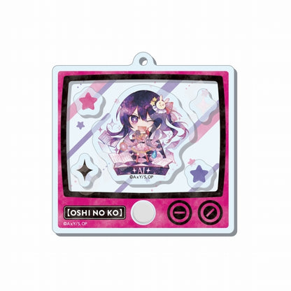 Oshi no Ko Chara Deru Art Shakashaka Acrylic Key Chain - Ai Hoshino