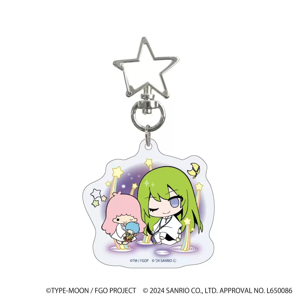 Fate/Grand Order × Sanrio Characters Star-Shaped Carabiner Acrylic Keychain - 1 Random