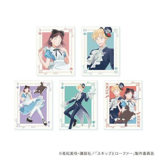 Skip and Loafer Alice in Wonderland Ver. Acrylic Card Vol.04 - 1 Random