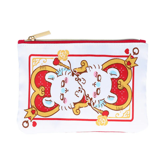Chiikawa Woven Flat Pouch – Wonder Tea Time “Trump B” Momonga