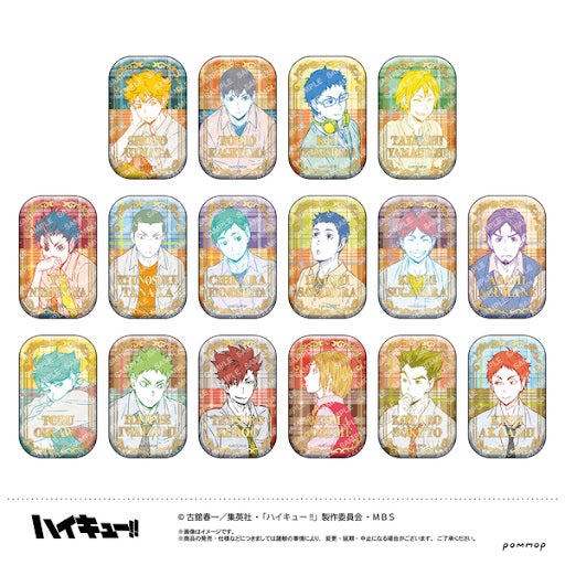 Haikyu!! Square Can Badge Off Shot × Color Vol.1 - 1 Random