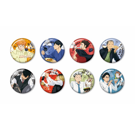 Haikyu!! Yummy Mascot Trading Can Badge - 1 Random